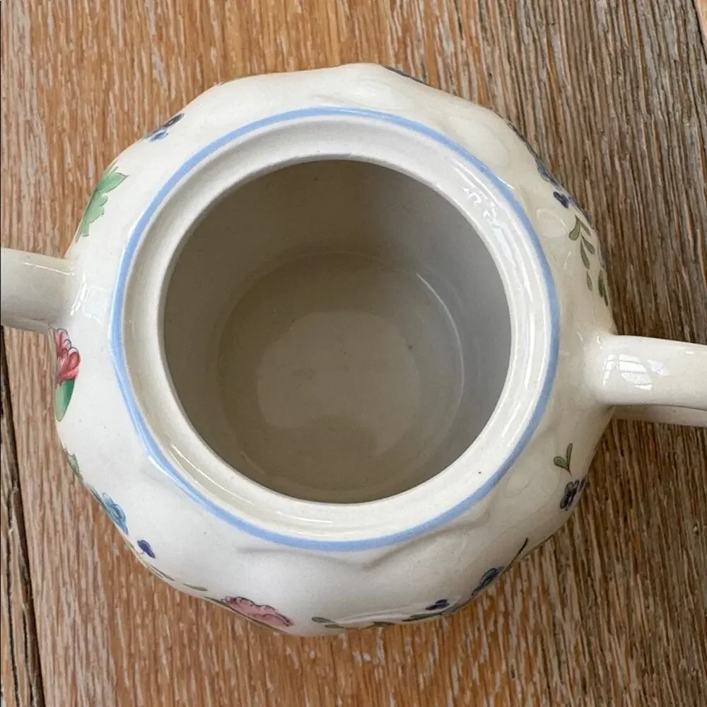 Vintage 90s Laura Ashley Hazelbury Sugar Bowl with Lid Floral Cottagecore